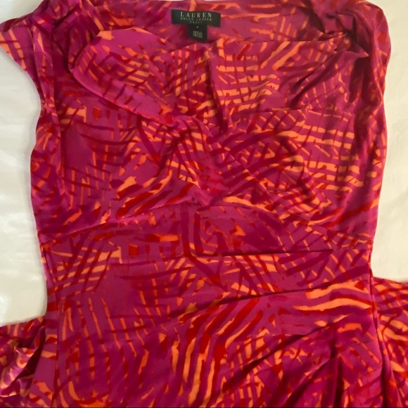 Lauren By Ralph Lauren Jersey Cowl Neck Dress - Picture 8 of 14